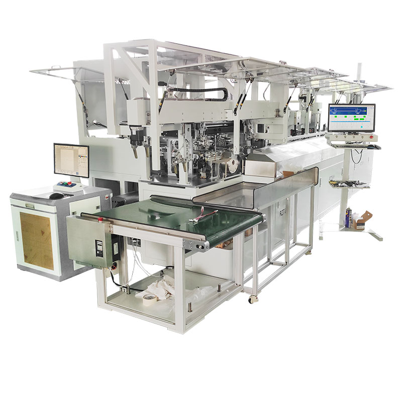 全數(shù)字智能雙端壓接穿膠殼加工中心 RZT-60613C 4插膠殼機(jī)