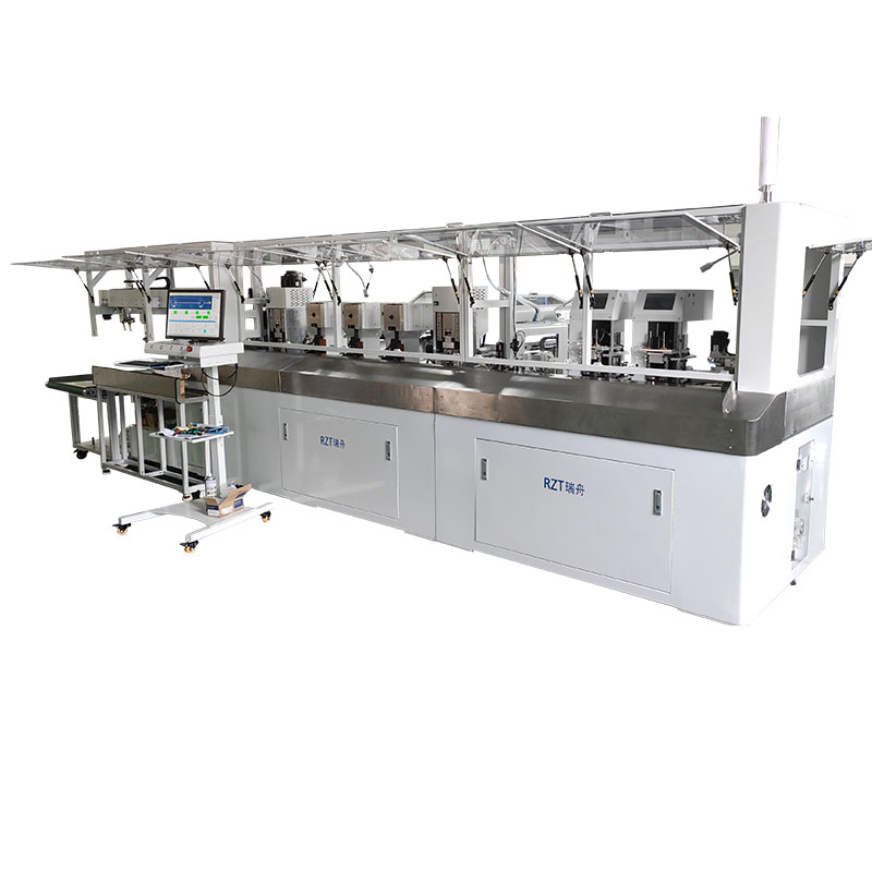 全數(shù)字智能雙端壓接穿膠殼加工中心 RZT-60613C 2全自動(dòng)雙頭插膠殼機(jī)