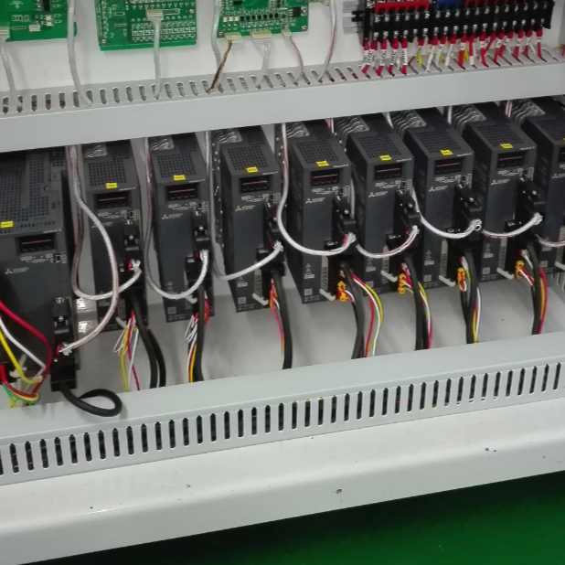 2018款全自動(dòng)雙頭端子壓接機(jī) 東莞瑞舟全自動(dòng)機(jī)子機(jī)采用9臺(tái)日本三菱交流伺服